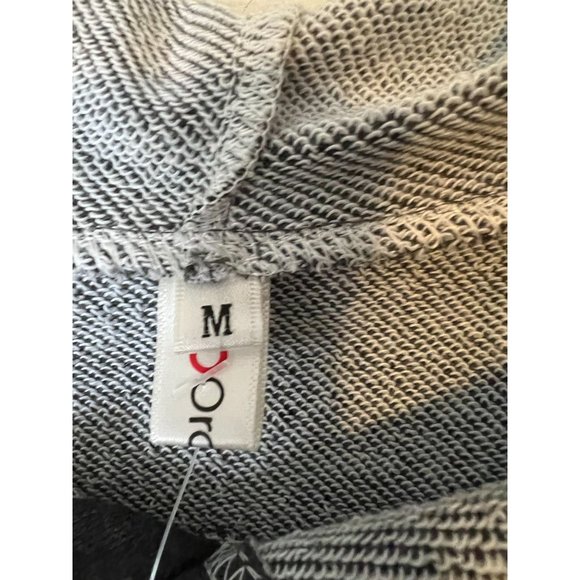 OC Order Plus Hoodie Sweatshirt Womens Medium Gray Face Outline Graphic NEW - Picture 8 of 9